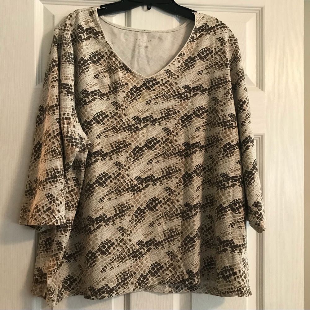 Kim Rogers Plus Size Knit Shirt